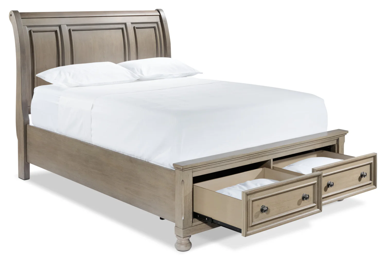 Windchester 3-Piece Queen Storage Bed - Grey - Image 8