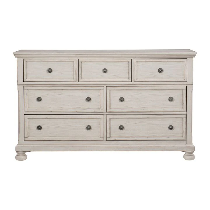 Windchester 6-Piece Queen Storage Bedroom Package - Antique White - Image 3