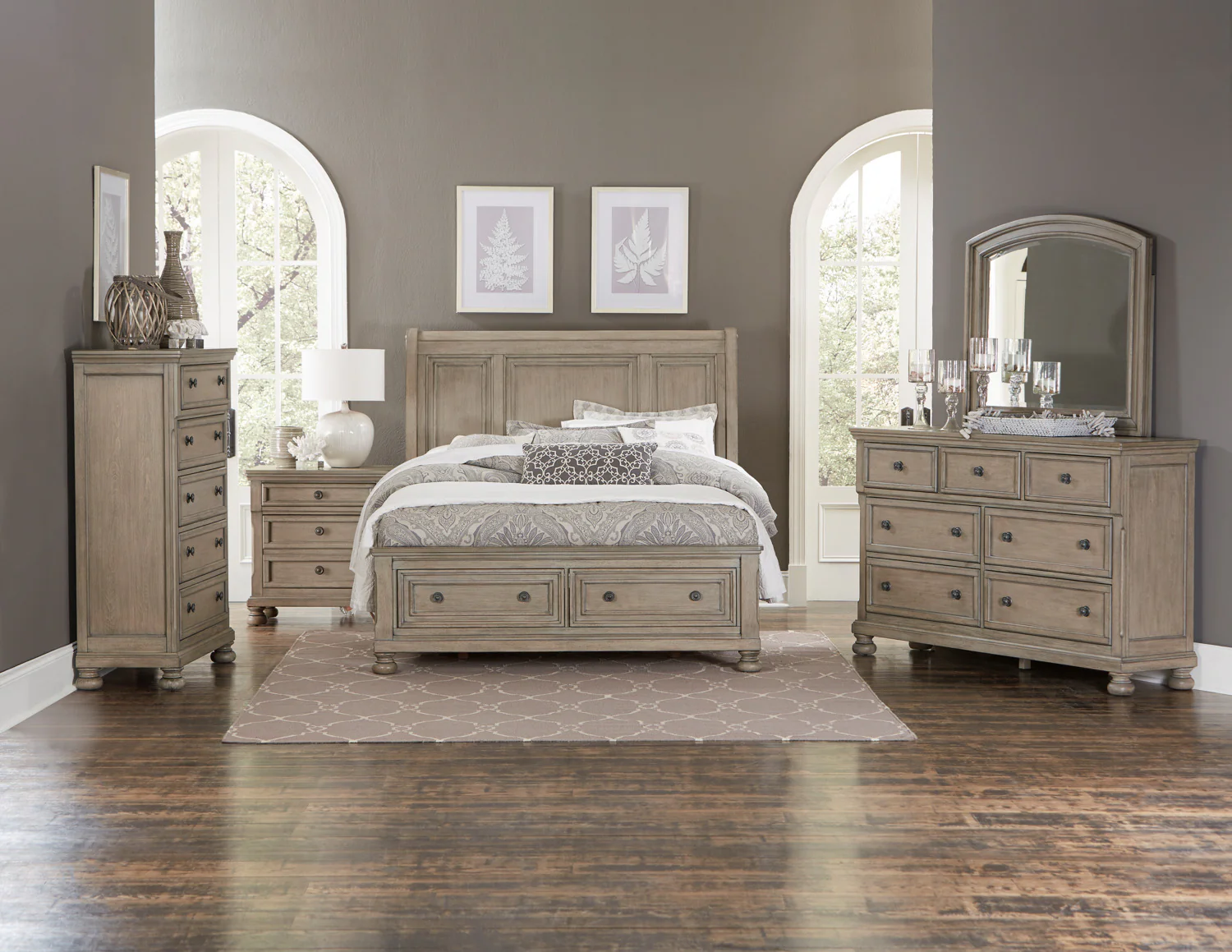 Windchester 7-Drawer Dresser - Grey - Image 2