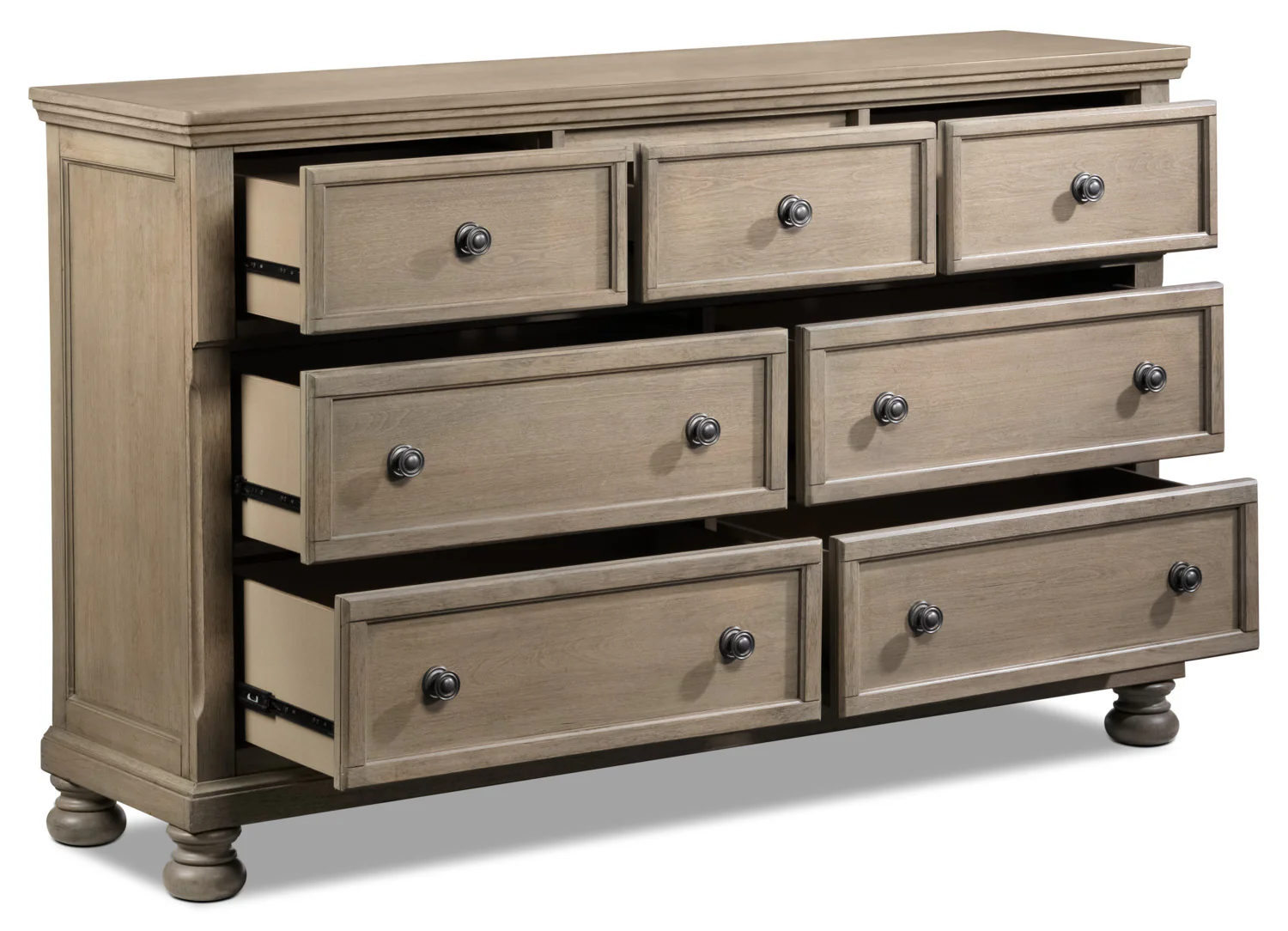 Windchester 7-Drawer Dresser - Grey - Image 3