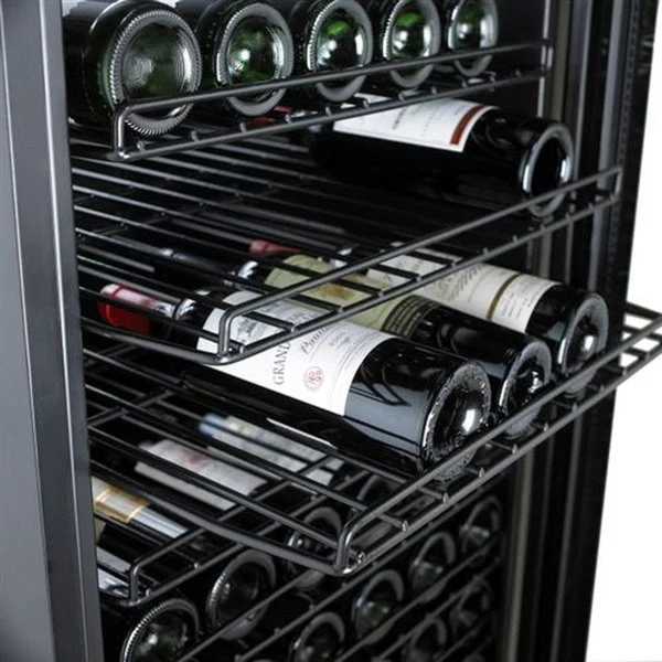 Wine Enthusiast Black Classic Wine Cellar (166 Bottle) - 269016603 - Image 3