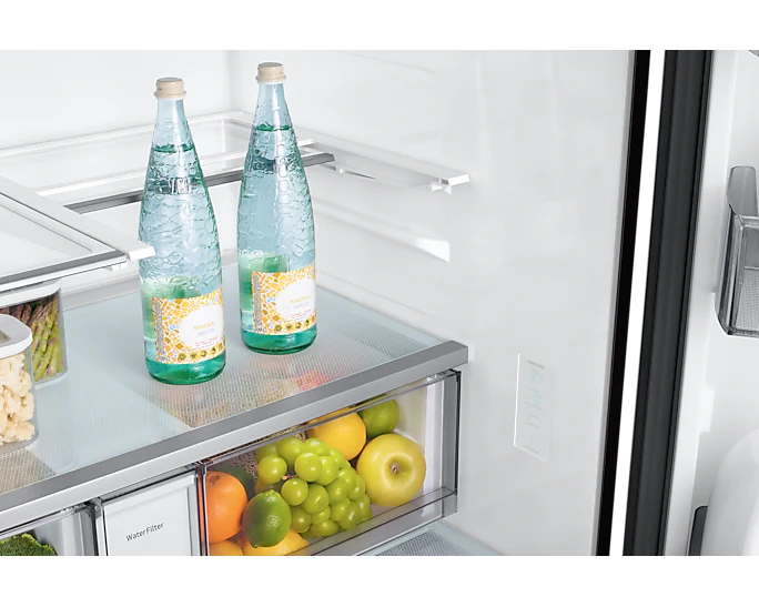 Samsung BESPOKE 36" French-Door Refrigerator with Autofill Pitcher (Without Panels) (30.1 Cu.Ft.) - RF30BB6200APAA - Image 10
