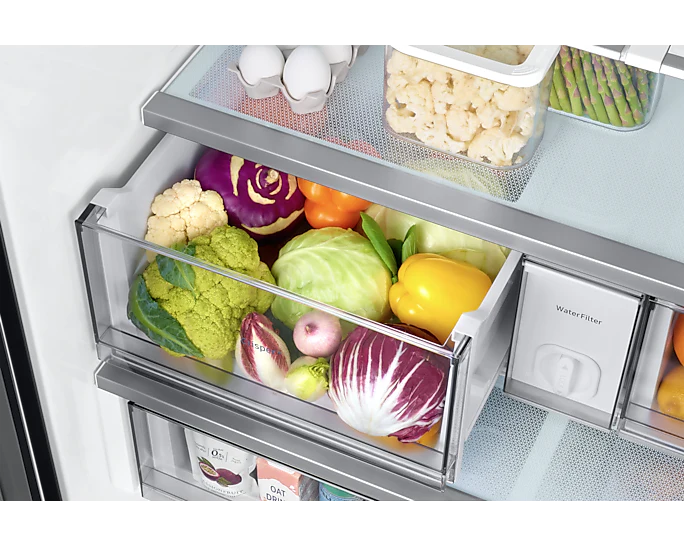 Samsung BESPOKE 36" French-Door Refrigerator with Autofill Pitcher (Without Panels) (30.1 Cu.Ft.) - RF30BB6200APAA - Image 8