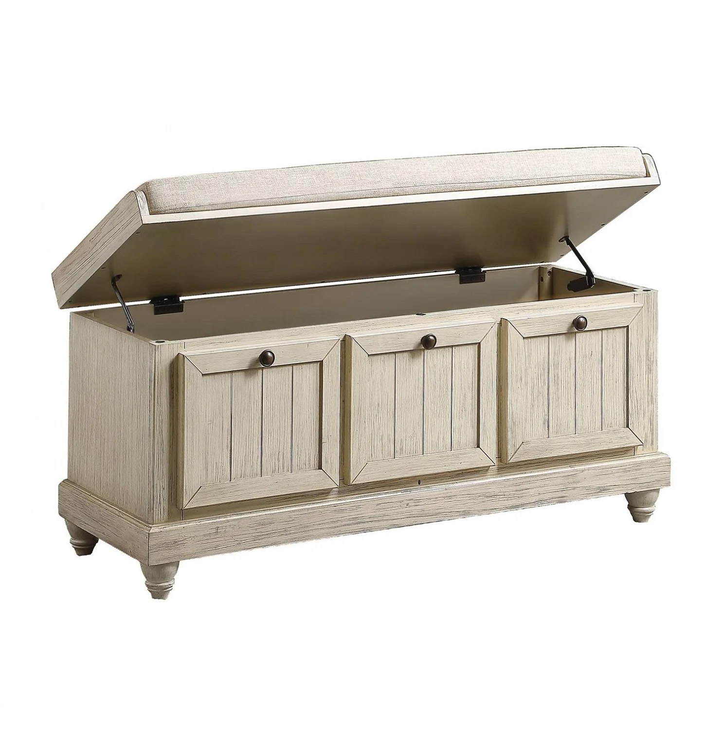 Woodwell Bench - Antique White - Image 4