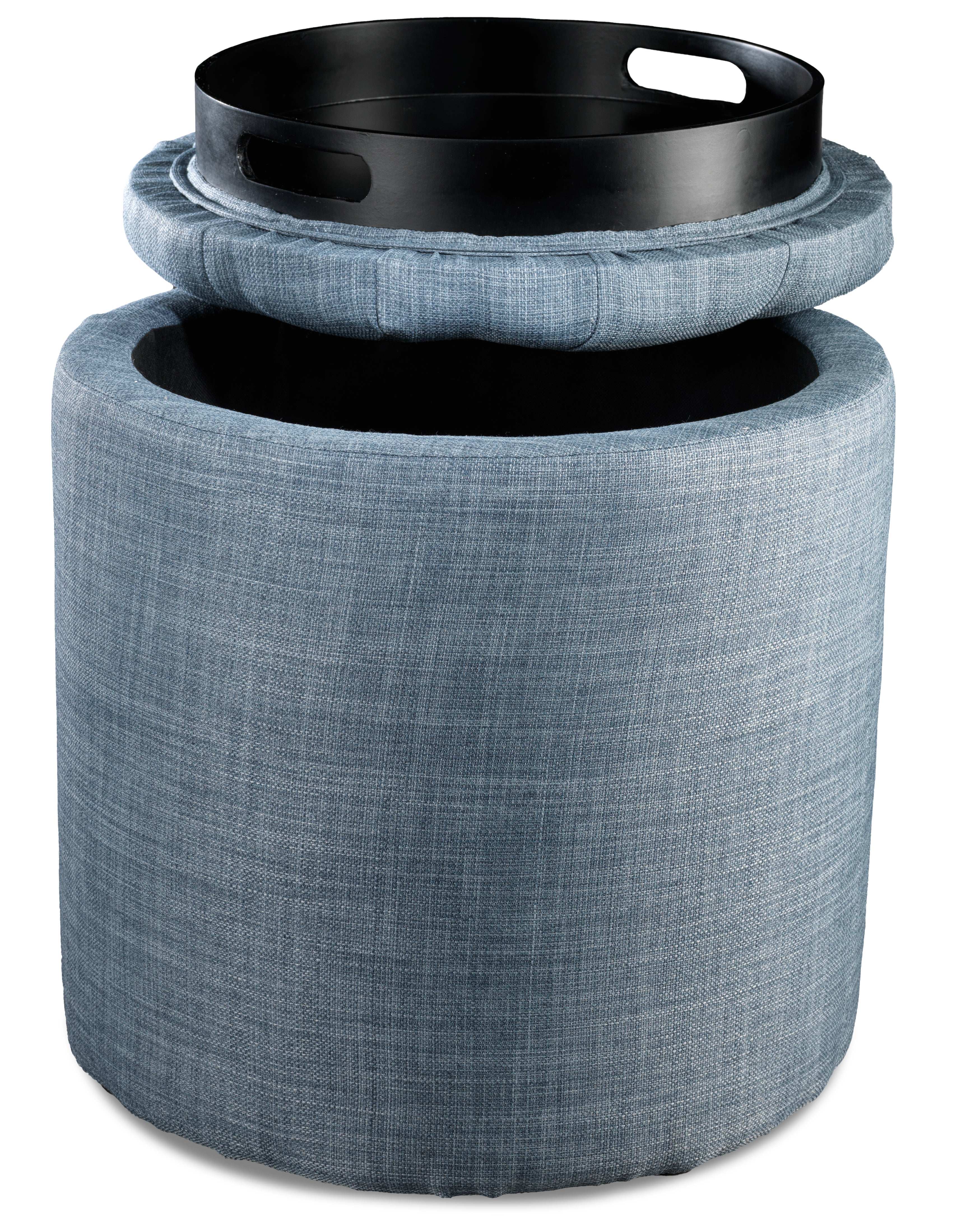 Yara Ottoman - Blue - Image 2