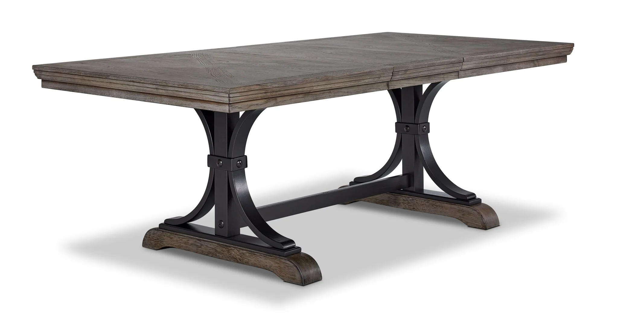 Yorkshire 6 - Piece Extendable Dining set - Warm Grey - Image 4