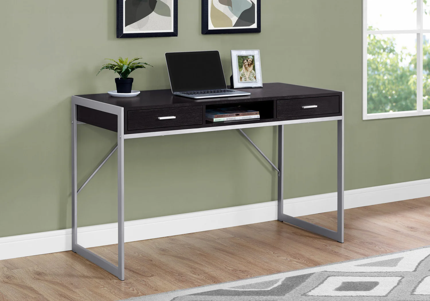 Zale Desk - Brown - Image 2