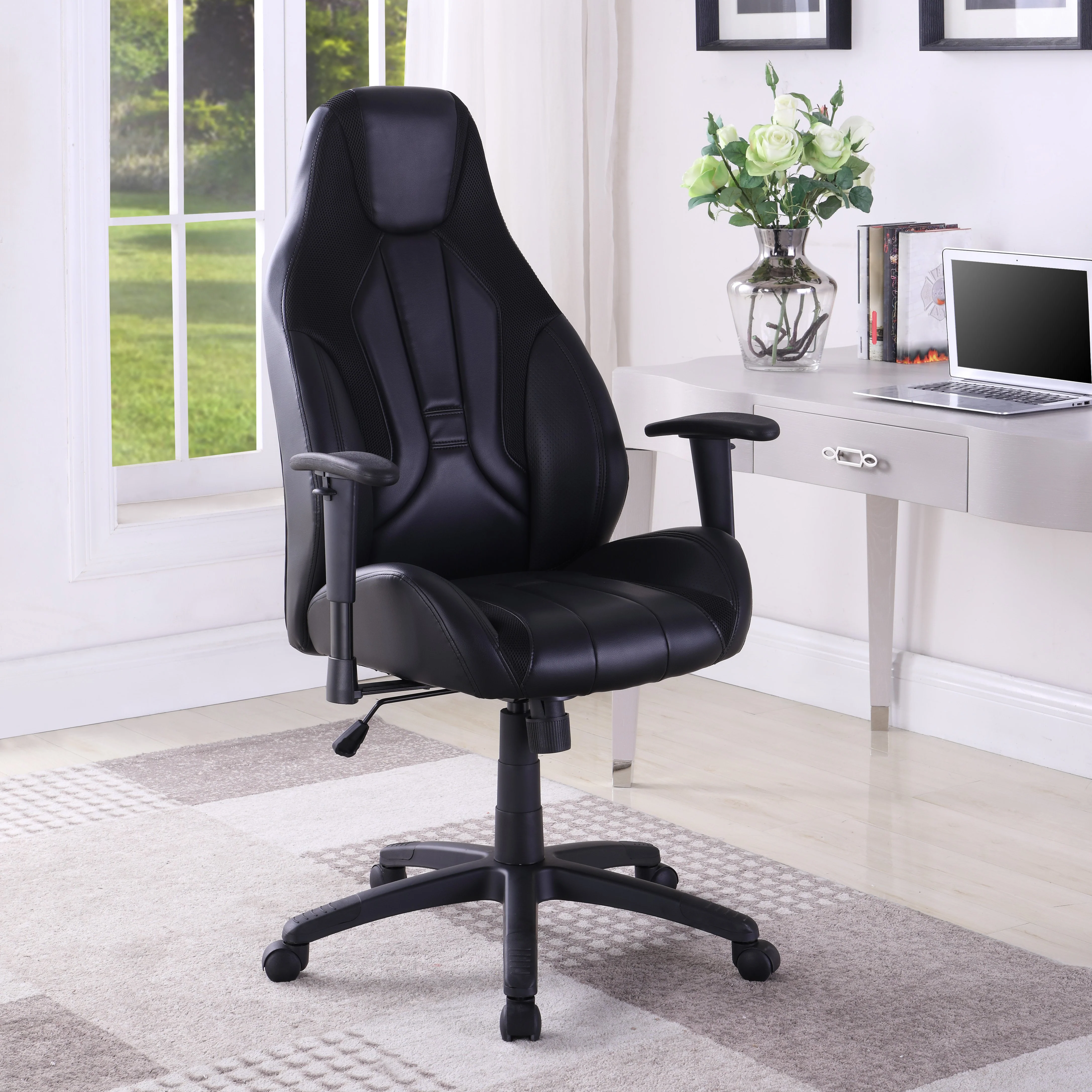 Zane Executive Gaming Chair - Black - Image 4