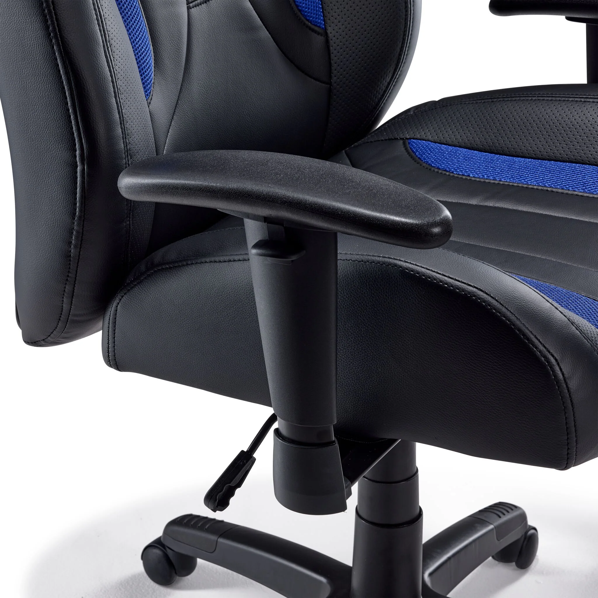 Zane Office Chair - Black, Blue - Image 3