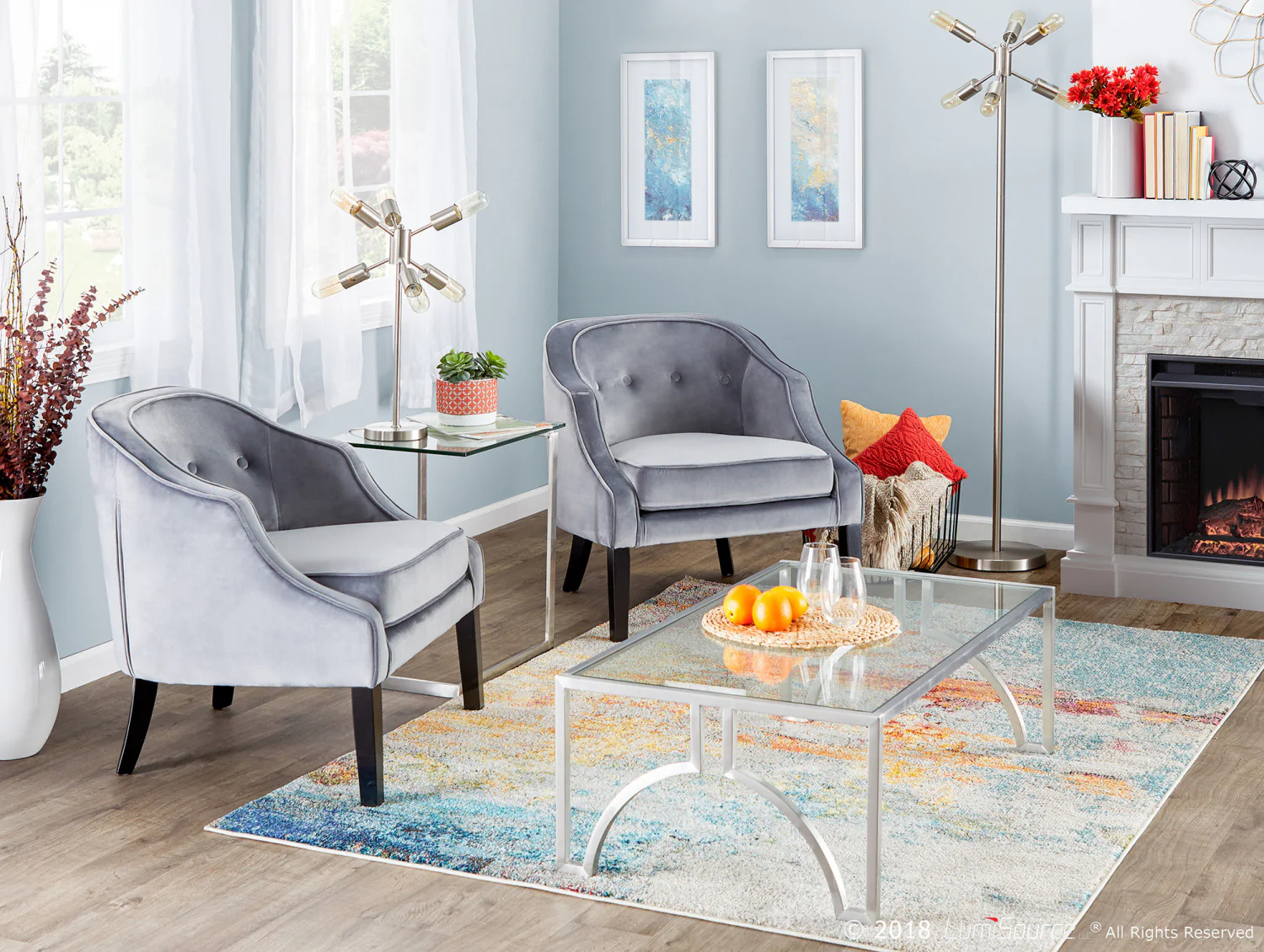 Zenn 15.75" Accent Table - Stainless Steel - Image 10