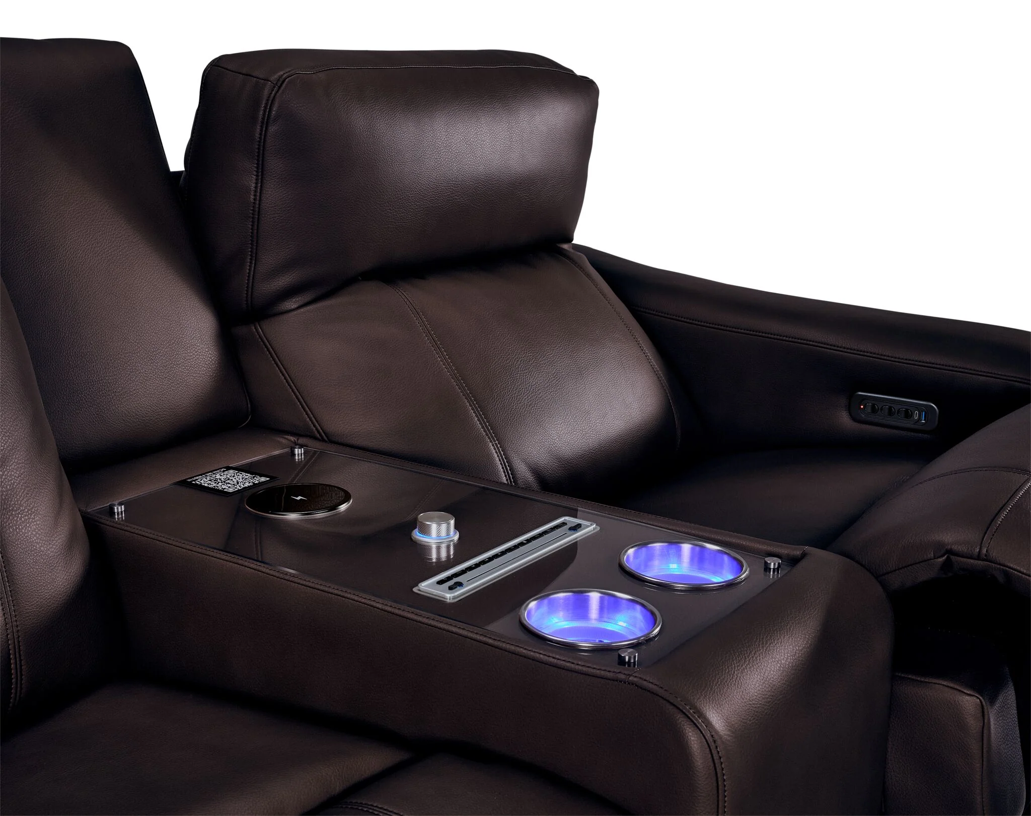 In Harmony - Zeppelin Power Reclining Sofa and Loveseat Set - Brown - Image 6