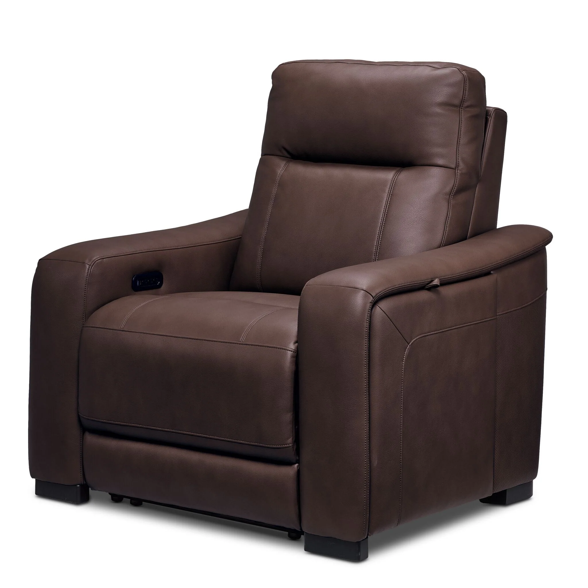 In Harmony - Zeppelin Power Reclining Sofa and Recliner Set- Brown - Image 4