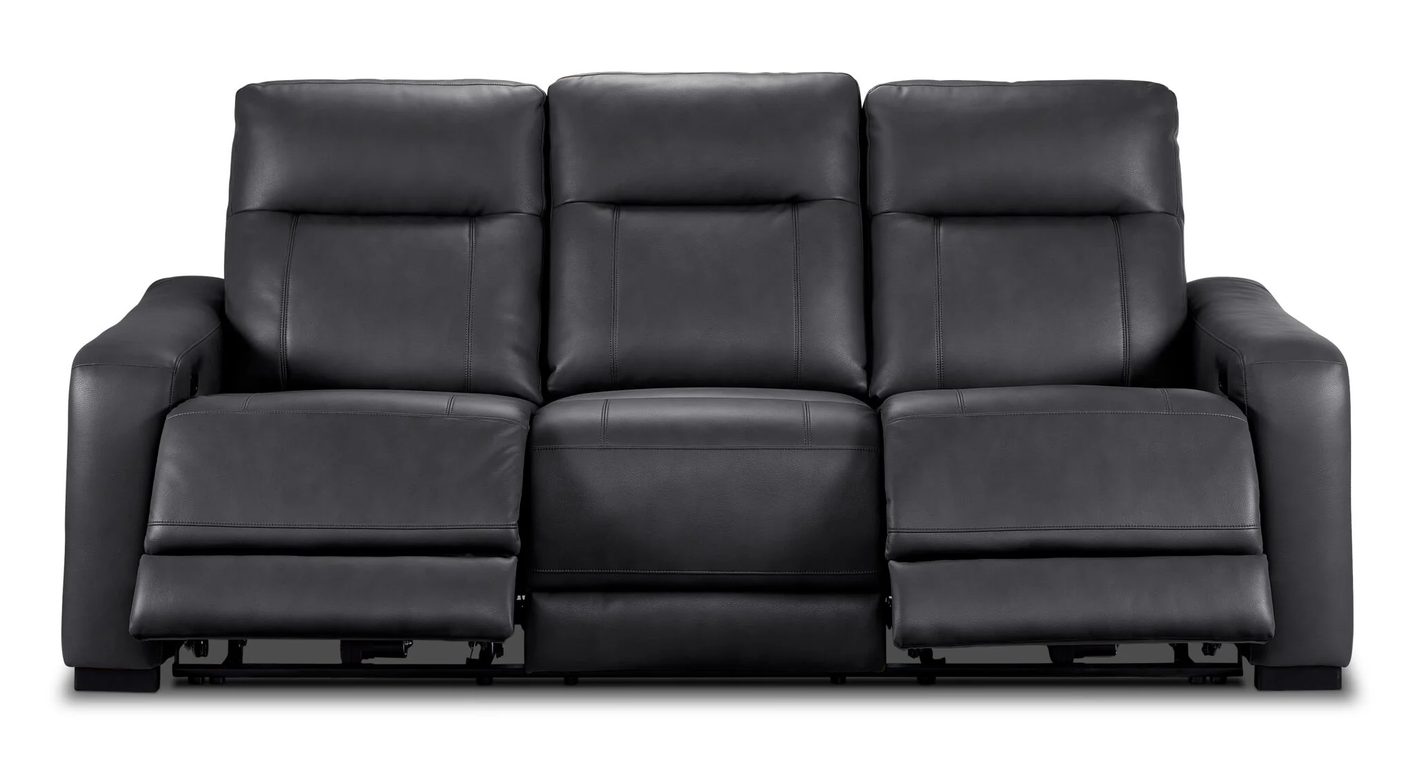 In Harmony - Zeppelin Power Reclining Sofa - Dark Grey - Image 4