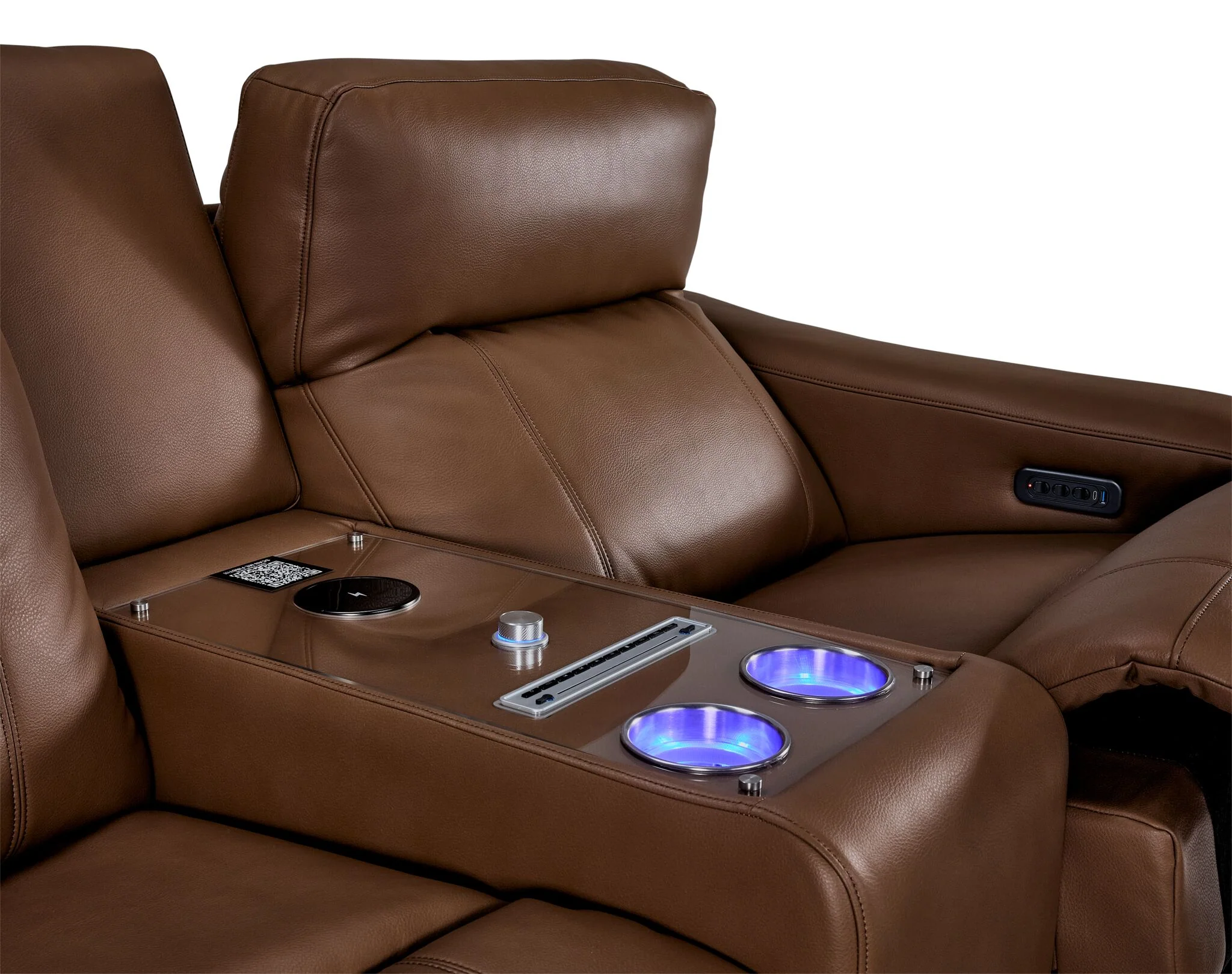 In Harmony - Zeppelin Power Reclining Sofa, Loveseat and Recliner Set - Tan - Image 10