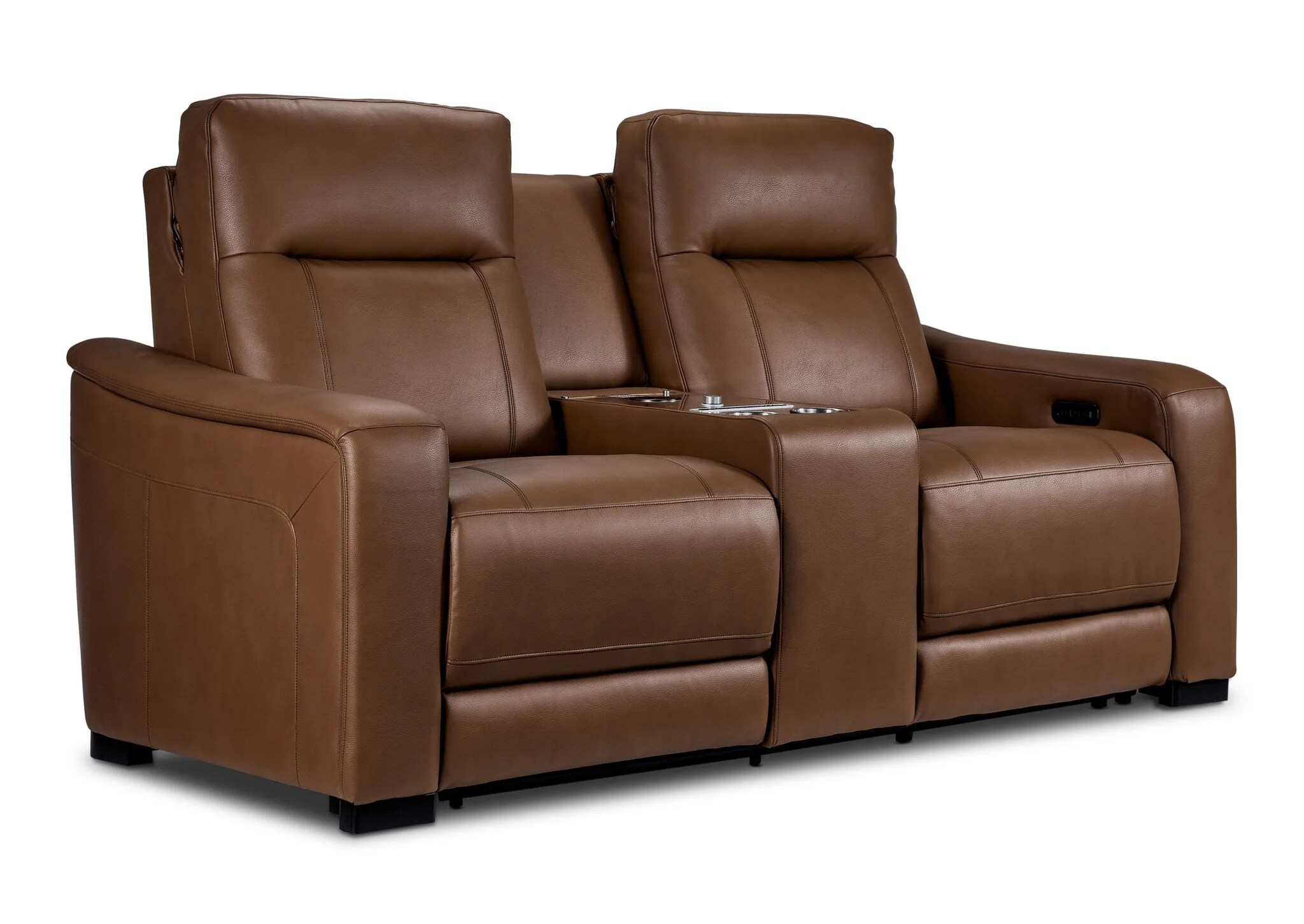 In Harmony - Zeppelin Power Reclining Sofa, Loveseat and Recliner Set - Tan - Image 4