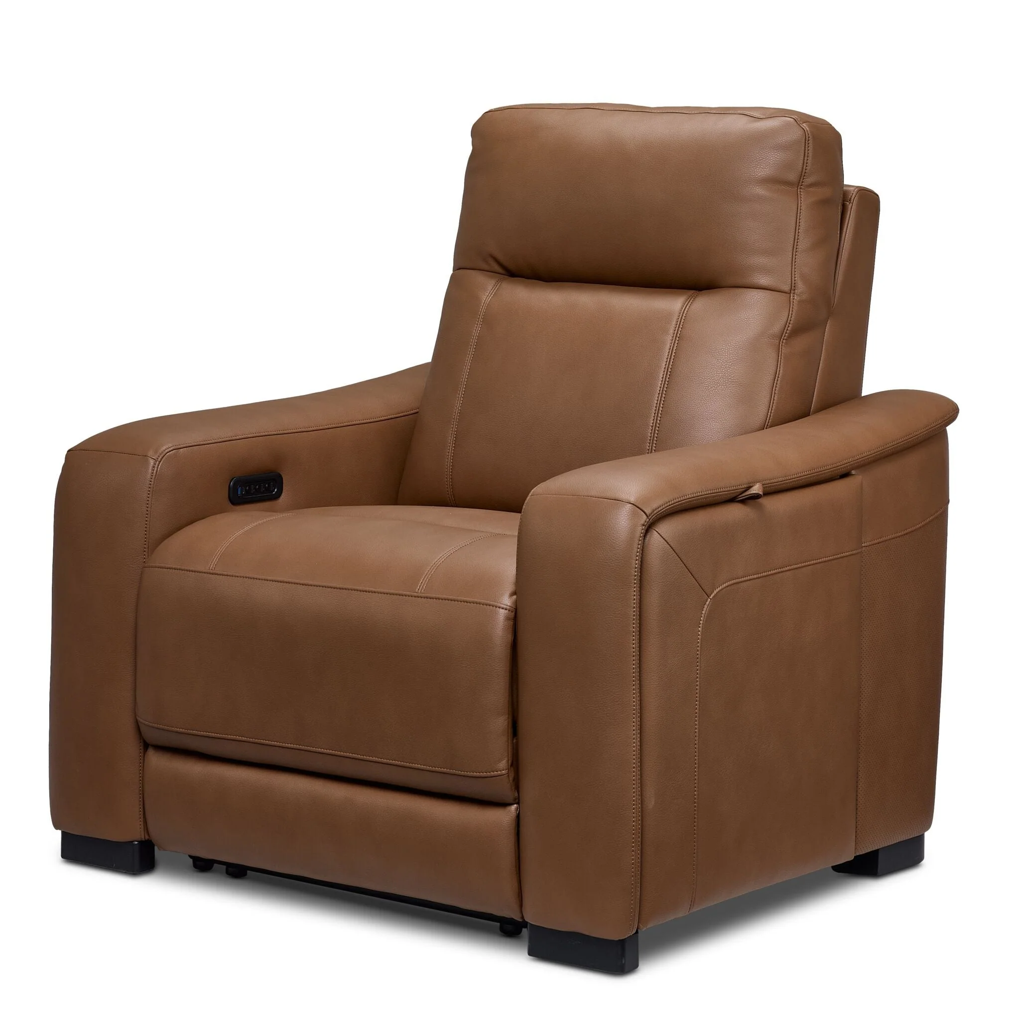 In Harmony - Zeppelin Power Reclining Sofa and Recliner Set- Tan - Image 4