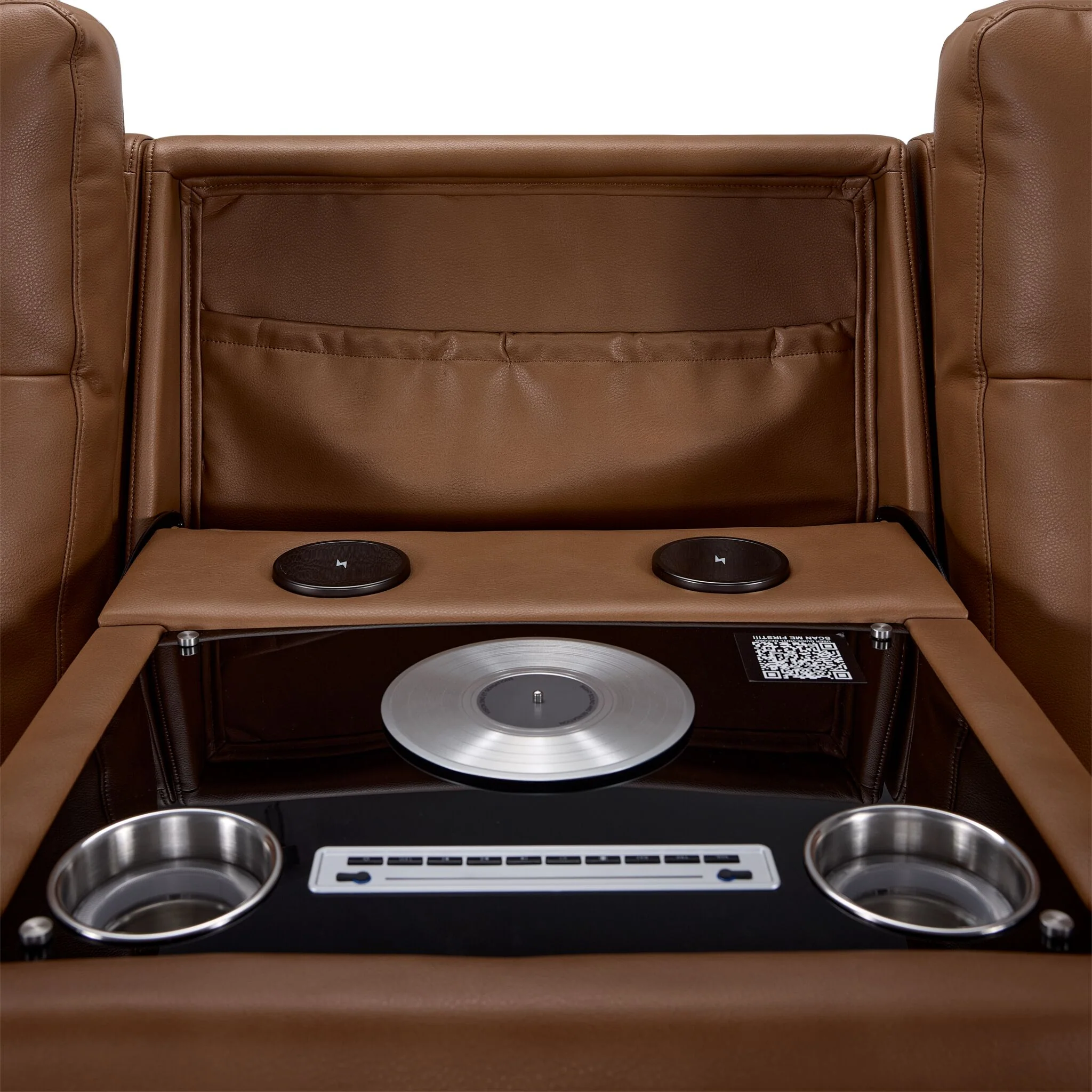 In Harmony - Zeppelin Power Reclining Sofa - Tan - Image 10