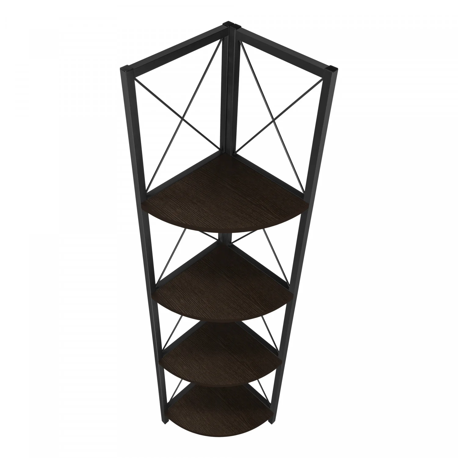 Zeva Bookcase - Dark Brown - Image 9