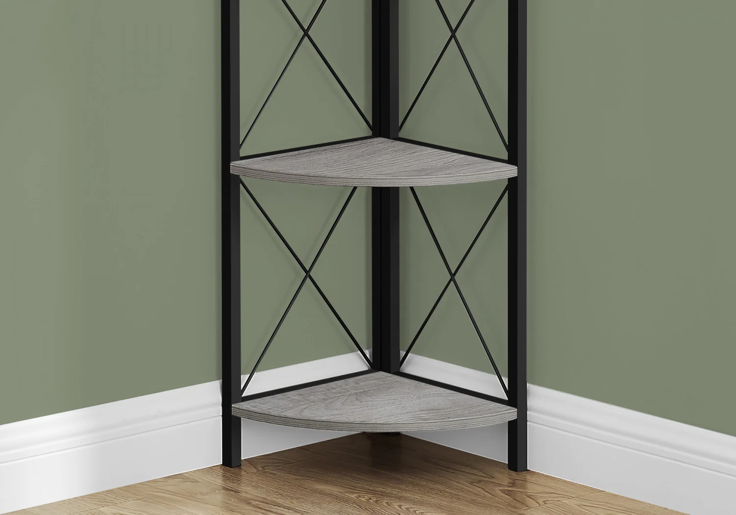 Zeva Bookcase - Grey - Image 5