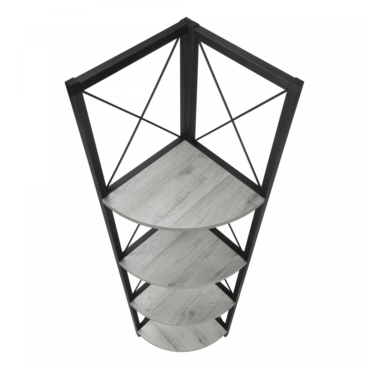 Zeva Bookcase - Grey - Image 9