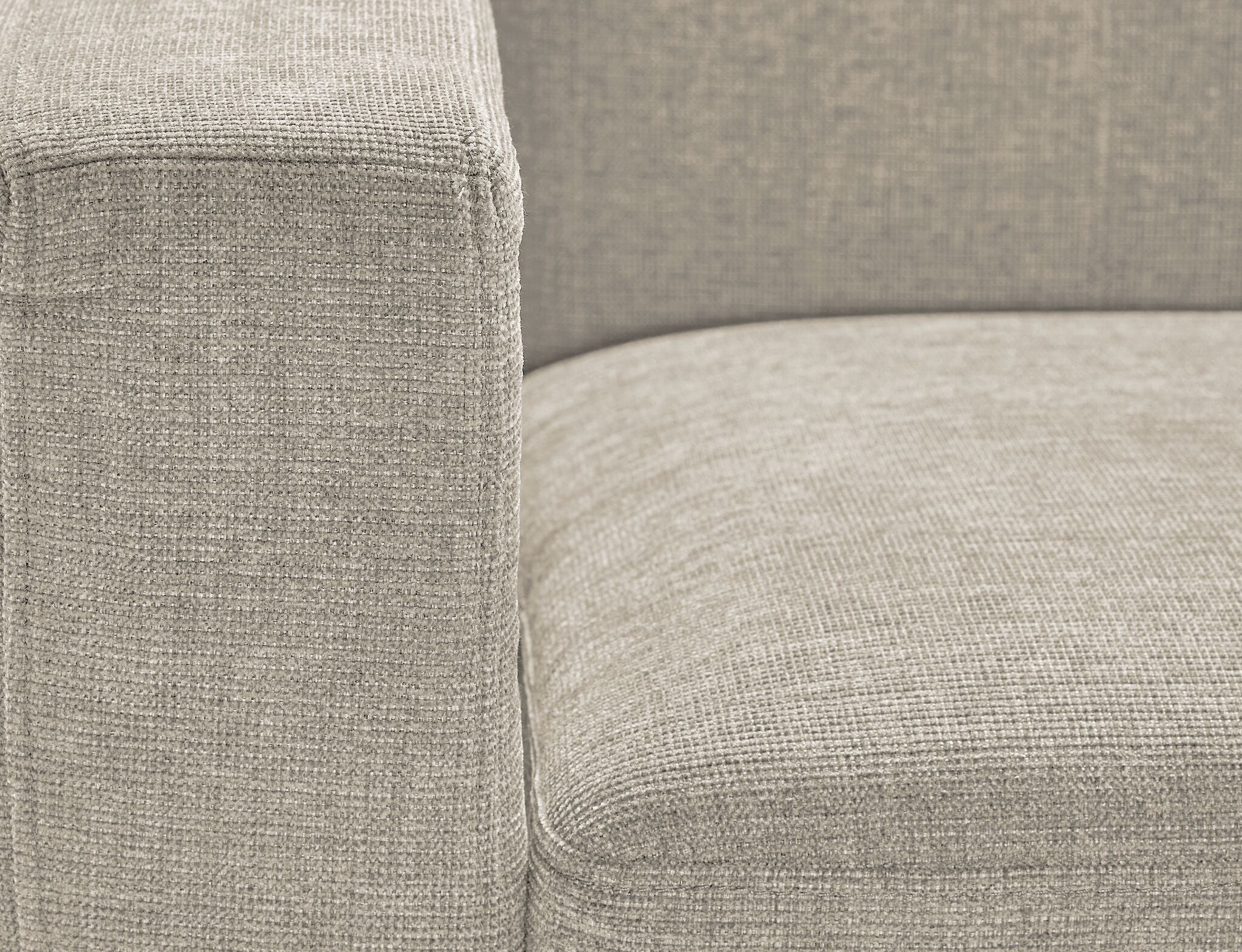 Ziva Chaise Sofa - Beige - Image 3