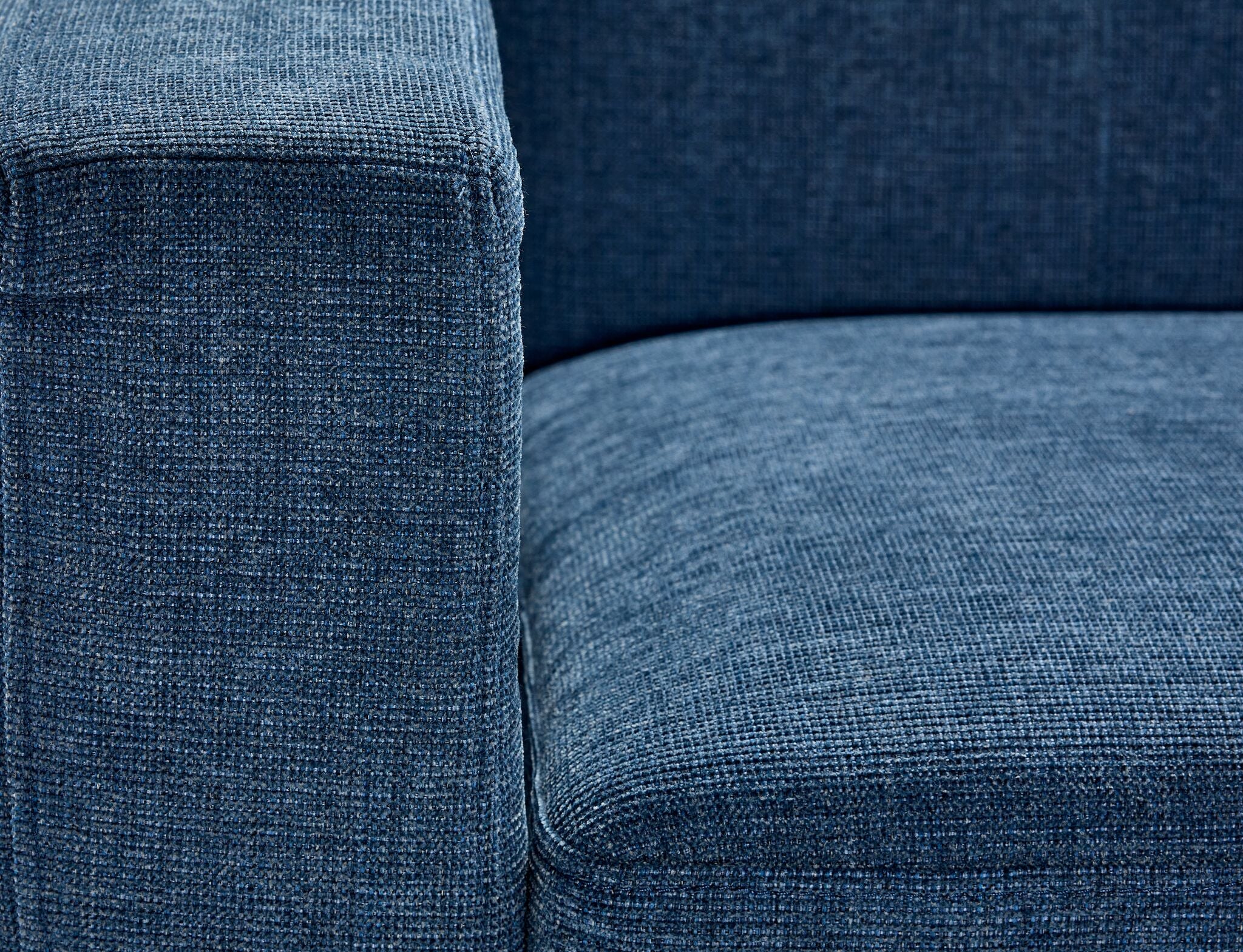 Ziva Chaise Sofa - Blue - Image 5