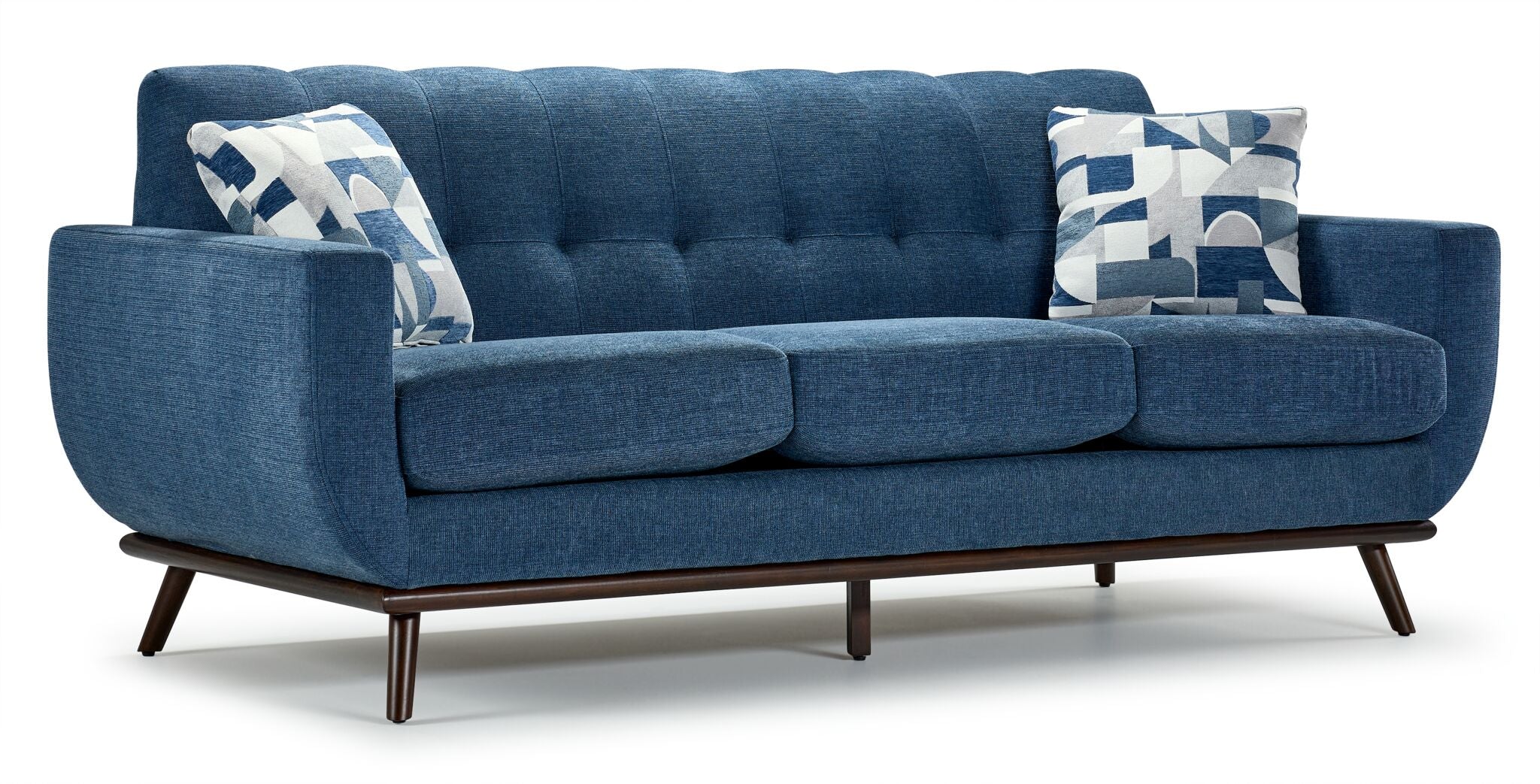 Ziva Sofa and Chair Set - Blue - Image 2