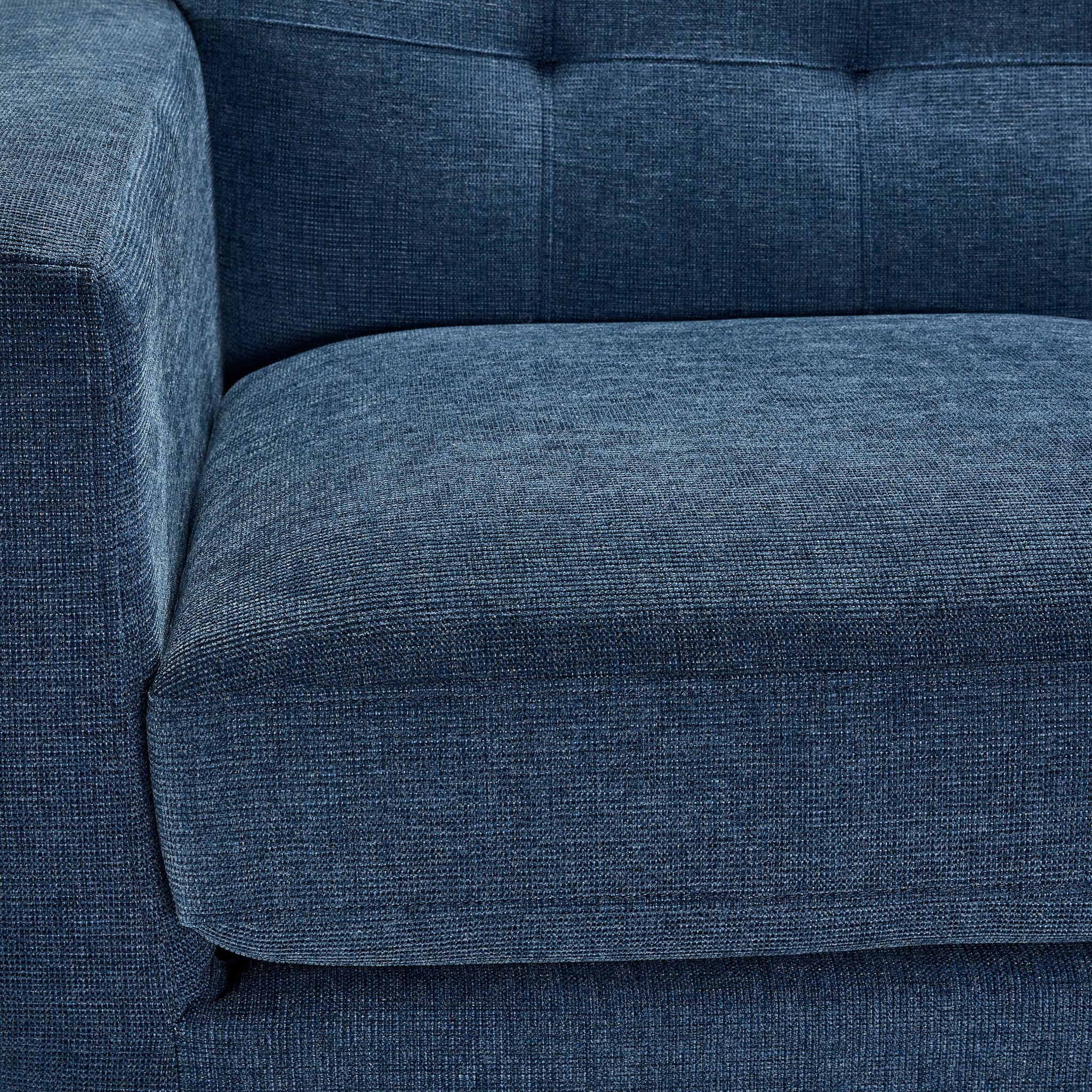 Ziva Sofa and Loveseat Set - Blue - Image 4