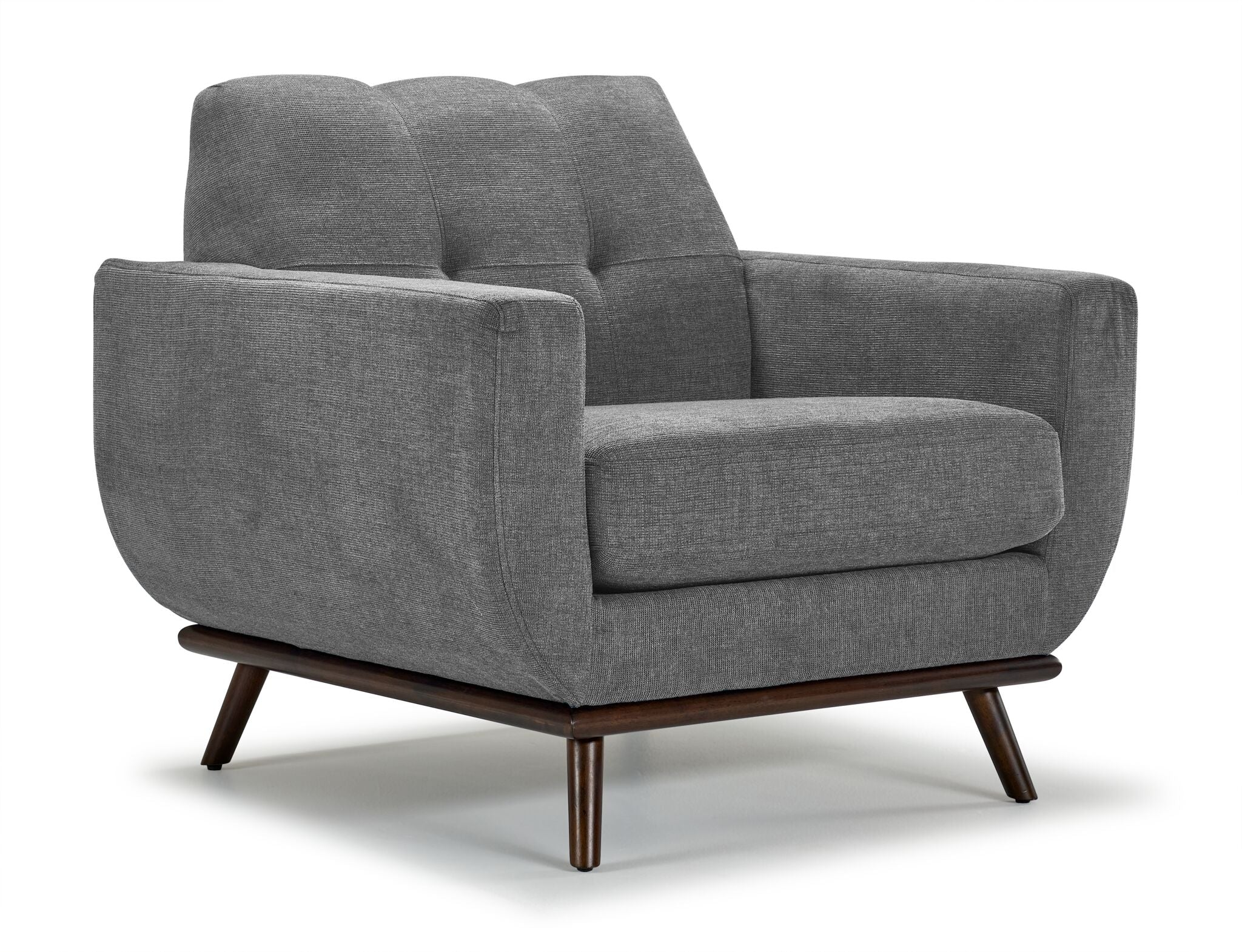Ziva Sofa, Loveseat and Chair Set - Grey - Image 4