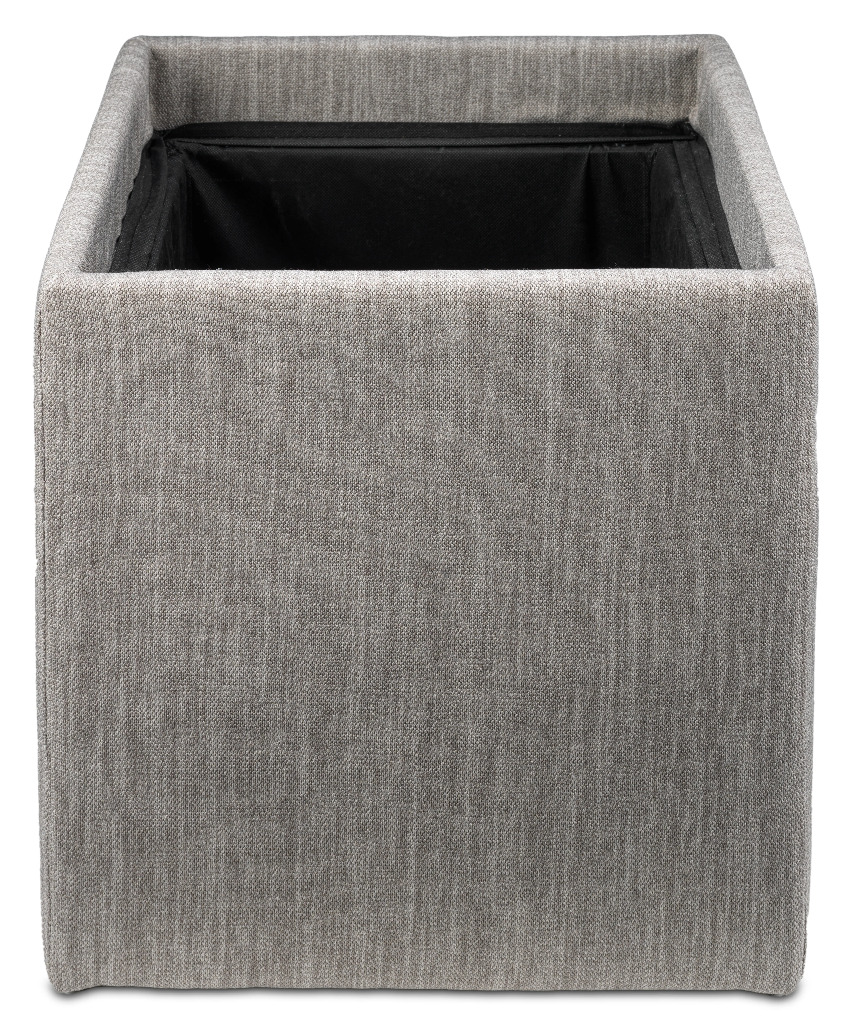 Zoey Ottoman - Grey - Image 3
