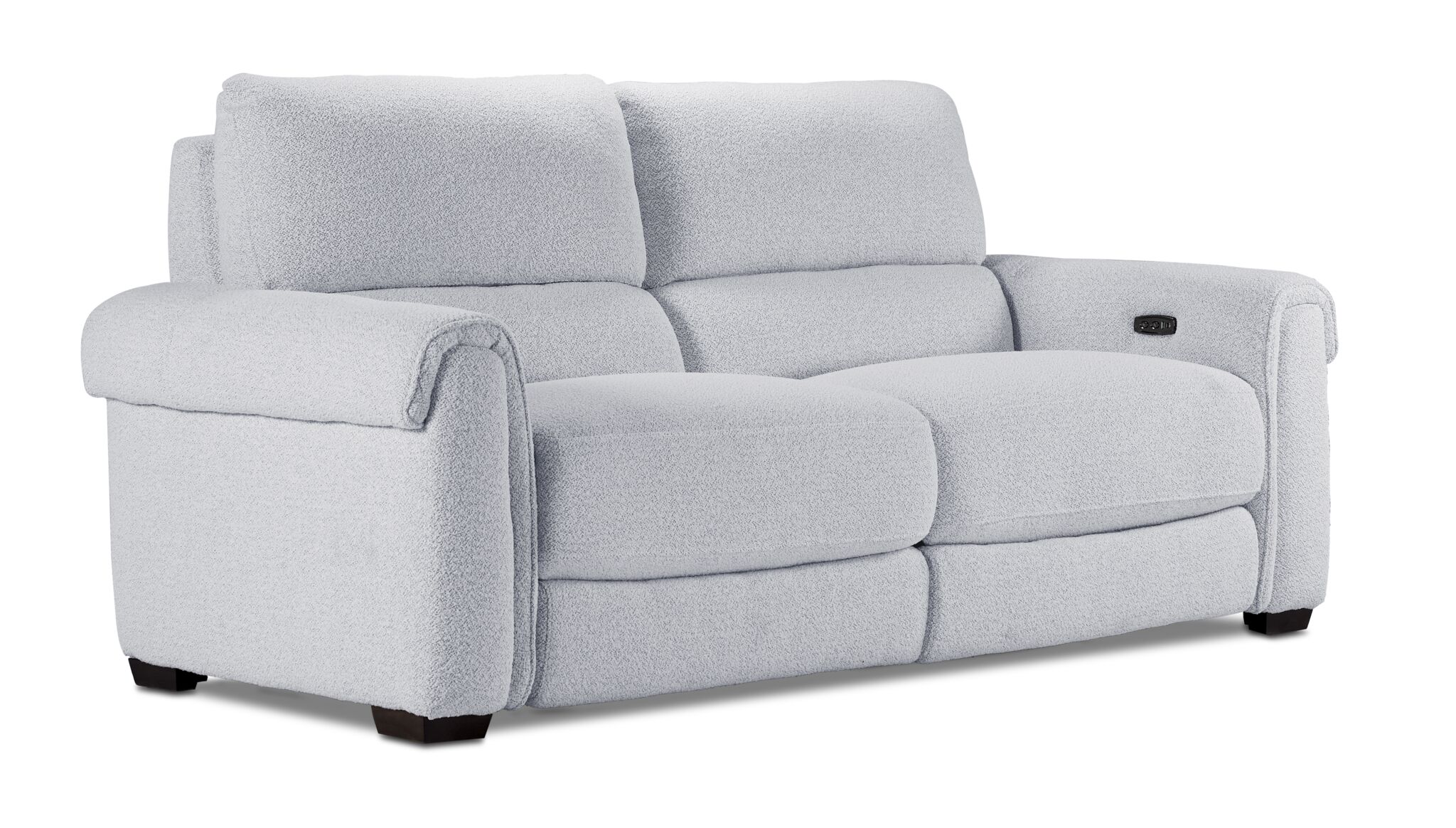 Zoey Power Reclining Sofa and Loveseat Set - Snow - Image 2