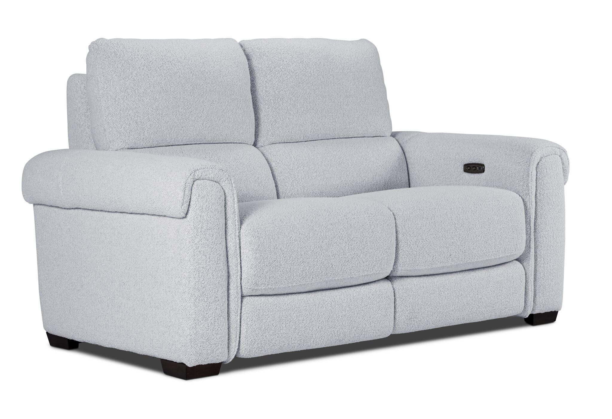 Zoey Power Reclining Sofa and Loveseat Set - Snow - Image 3