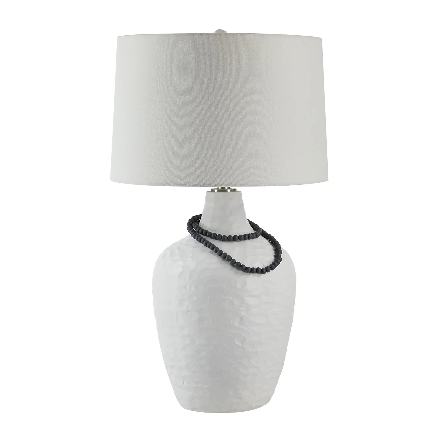 Zuri Table Lamp - Textured White - Image 3